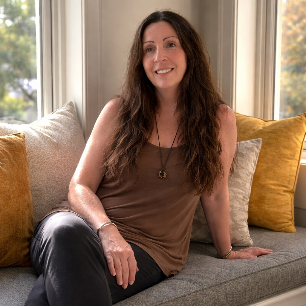 The practitioner in a calm, natural setting